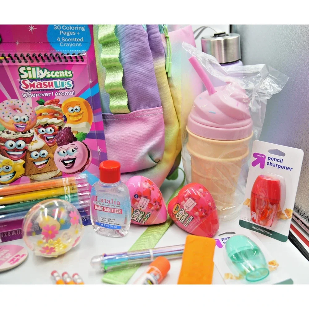 EcoTech Logan‎ Backpack Bundle Fulton Lunchbox Trolls Crayola School Set